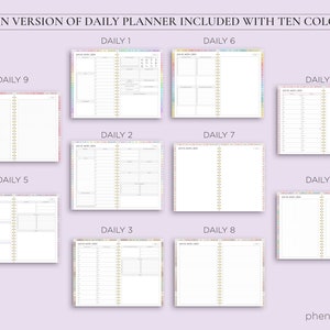 Digital Planner 2024 2025 Undated Digital Planner Goodnotes Planner Daily Weekly Monthly Planner Notability iPad Planner Goodnote image 5