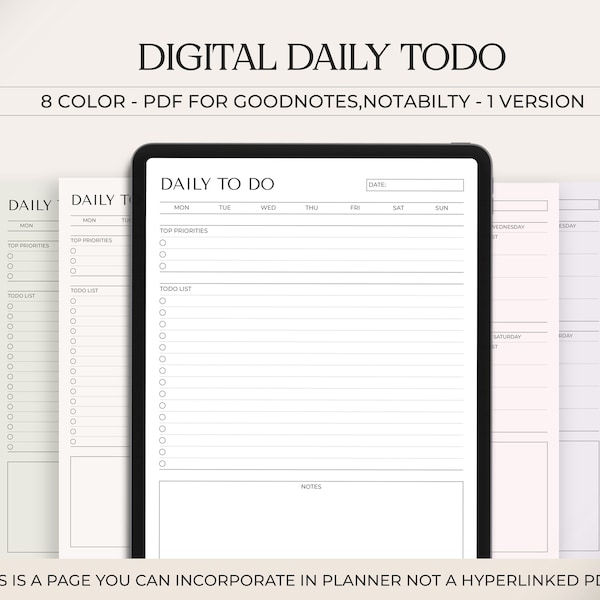 Goodnotes to Do List - Etsy