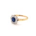 Edwardian Sapphire and Diamond Ring in 18K Yellow Gold and image 2