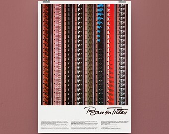 Saul Bass "Bass on Titles" Poster (1977) | Vintage Design Documentary Print | Mid-Century Graphic Art