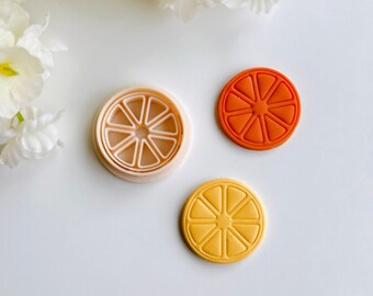 Lemon Slice Spring Clay Cutter| Spring Flower Fruit Clay Cutter | Embossing Flower Cutter