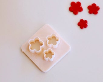 Spring Floral Cluster Micro Stamp A (0.25mm-0.35mm Floral Shapes)| Polymer Clay Earring Cutters | Spring Earring | Spring Cutter Shape