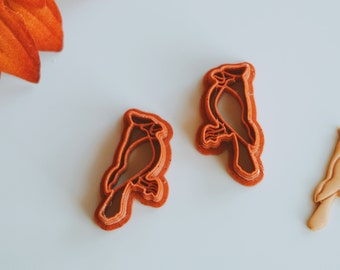 Cardinal Bird Clay Cutter| Spring Polymer Clay Cutter| Valentine Bird Polymer Clay Cutter