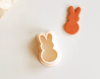 Easter Peep Bunny Clay Cutter | Rabbit Clay Cutter | Spring Clay Cutter | Stud Cutters | Polymer Clay Earring Cutter