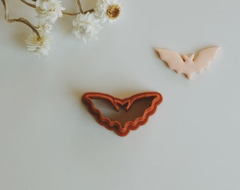 Bat Clay Earring Cutter| Halloween Polymer Clay Cutter | Fall (Autumn) Earring Cutters