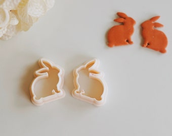 Easter Bunny Clay Cutter | Rabbit Clay Cutter | Spring Clay Cutter | Polymer Clay Earring Cutter