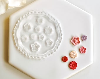 Micro Flower Silicone Molds (Mum Flowers) | Jewelry Making Craft DIY Mold| Flower Floral Polymer Clay Molds