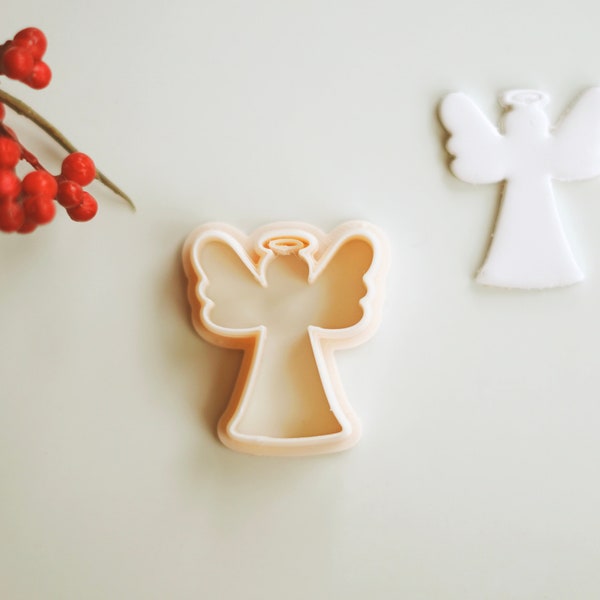 Christmas Angel Polymer Clay Cutter| Christmas Earring Clay Cutter | Winter Holiday Earring Cutters