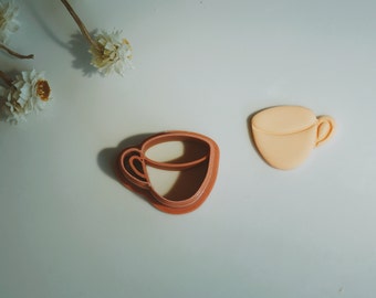 Coupe-argile pour tasse à thé | Collection unique d'emporte-pièces en pâte polymère