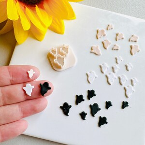 Gespenst Herbst Cluster Micro Stempelschneider | Polymer Clay Ohrring Ausstecher | Herbst Ohrring Stempel | Herbst Ausstecher