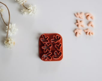 Coral Print Clay Cutter | Sea Life Coral Print Polymer Clay Cutter| Art Print Clay Cutter