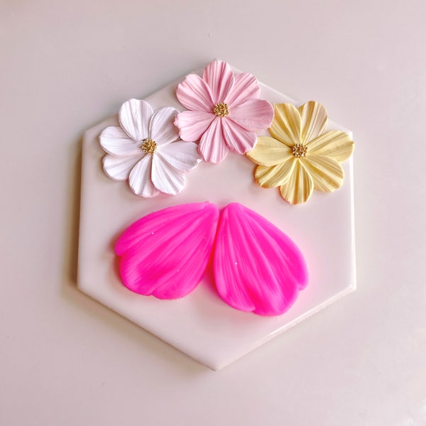 Petal Flower Silicone Molds| Jewelry Making Craft DIY Mold|Flower Floral Polymer Clay Molds