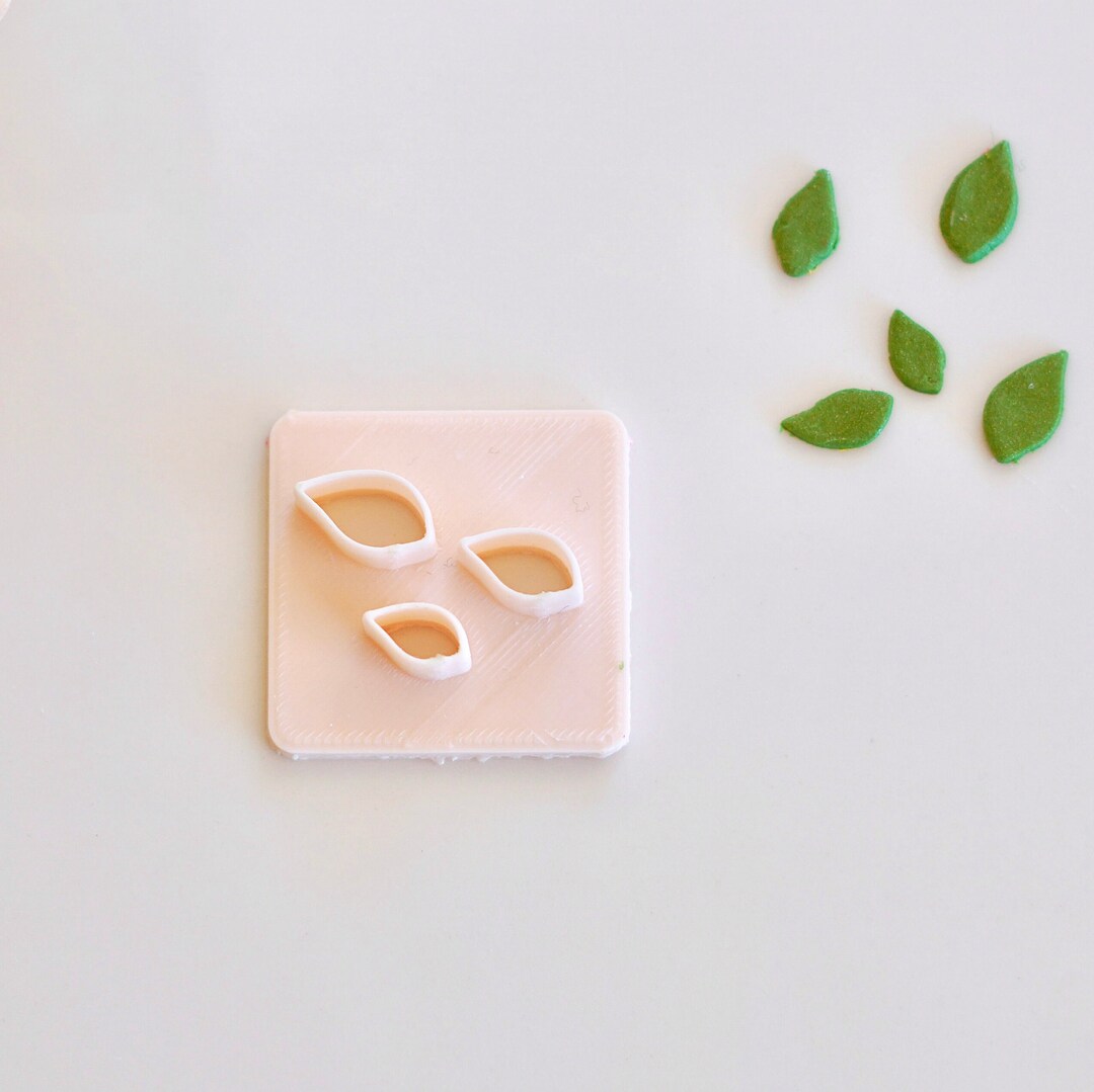 Spring Leaf Cluster Micro Stamp (0.25mm - 0.35mm Leaf Shapes)| Polymer ...
