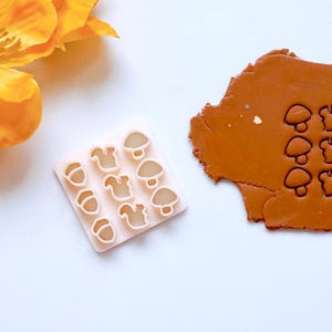 Mikro Herbst Eichel Eichhörnchen Pilz Legierung Mikro Stempel Ausstecher (0,25 mm- 0,3 mm)| Herbst Stempel |Herbst Cutters