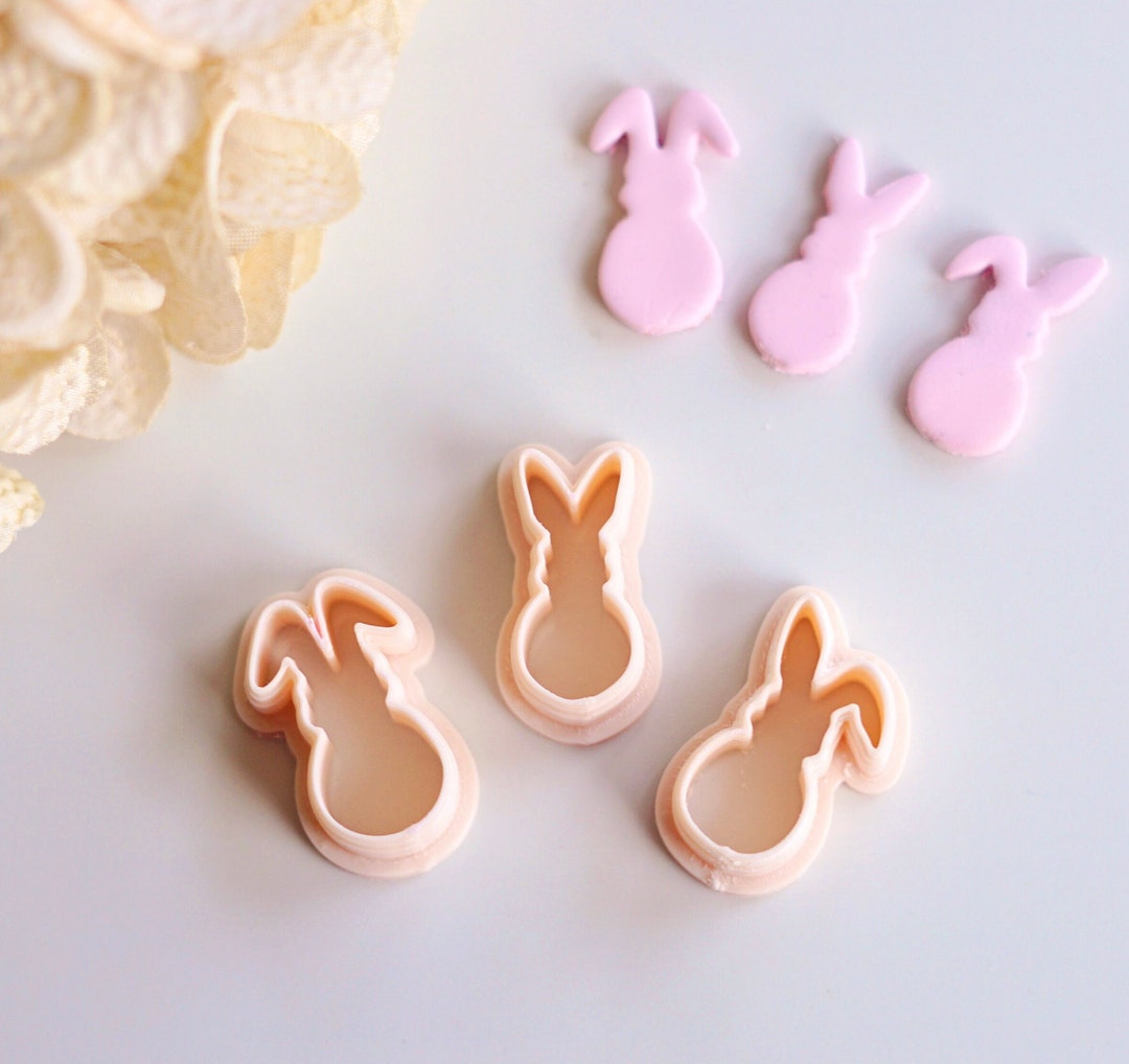 Easter Bunny Clay Cutter | Rabbit Clay Cutter | Spring Clay Cutter ...