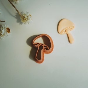 Round Mushroom  Clay Cutter | Unique Polymer Clay Cutter Collection