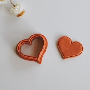 Valentine's Day Border Heart Polymer Clay Earring Cutters | Valentine's Earring | Valentines Cutter Shape
