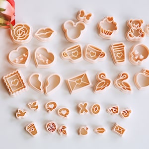 Keoker Mini Christmas Polymer Clay Cutters - Mini Holiday Clay Cutters for  Ea