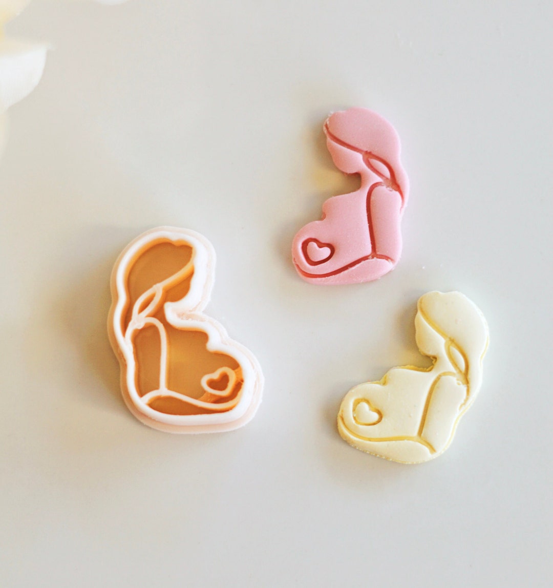 Expecting Mama Cutter Mothers Day Clay Cutters Mother Love Pregnant Mom