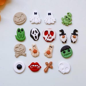 Herbst 2024 Halloween Spooky Cutter Kollektion (22 Ausstecher)| Halloween Spooky Polymer Clay Ohrring Cutters | Herbst Herbst Ohrring Stempel