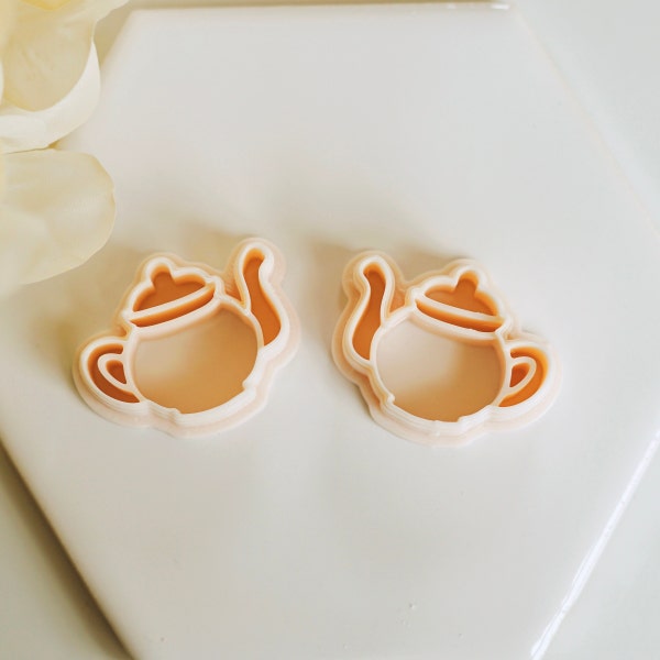 Tea Pot Clay Cutter | Unique Polymer Clay Cutter Collection