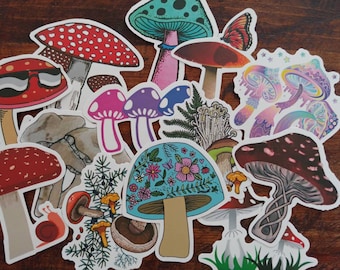 Mushroom Fantasy Land House Cartoon Cool Gift #16900 2 x Vinyl Stickers 10cm 