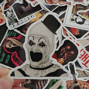 Horror Movie Themed Vinyl Stickers, Choose 2, 5, or 10 RANDOM Stickers