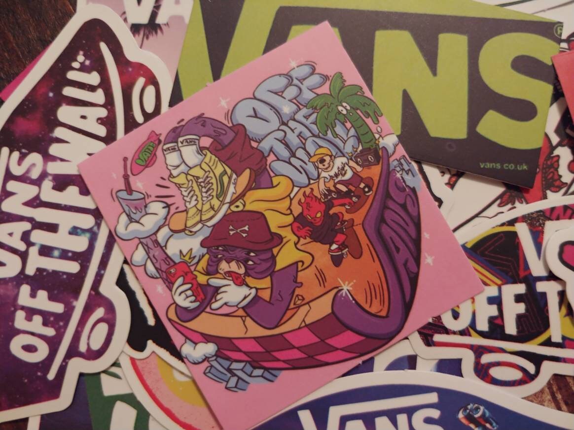 Skateboarding Stickers off the Wall Vinyl Stickers Pack of Etsy