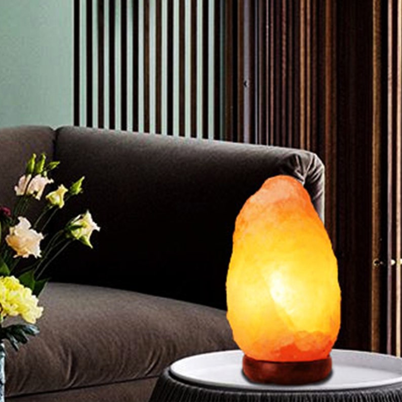 Salt Lamp Natural Pink Himalayan Rock Ease Anxiety Eczema Etsy