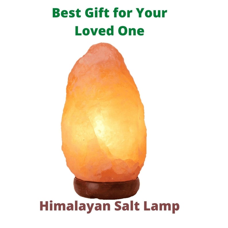 Salt Lamp Natural Pink Himalayan Rock Ease Anxiety Eczema Etsy