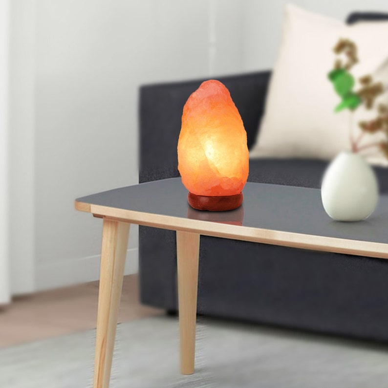 Salt Lamp Natural Pink Himalayan Rock Ease Anxiety Eczema Etsy