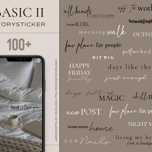 100+ Instagram Story Stickers Daily Basic Lettering Story Inspo Instagram everyday everyday good Morning new Reel Basic Insta Stickers png