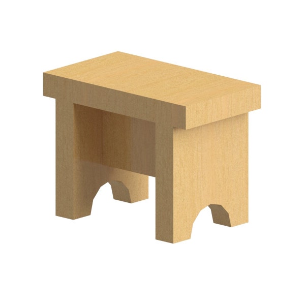 Wooden Stool Plans, woodworking plans, Tabouret bois, Mini Stool