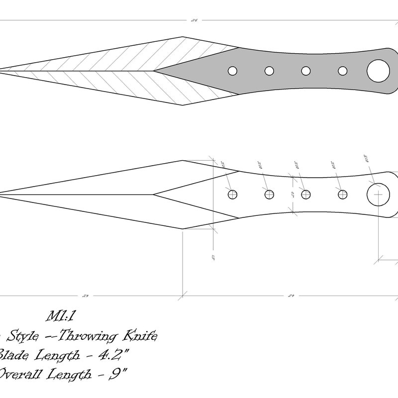 Throwing Knife - Etsy