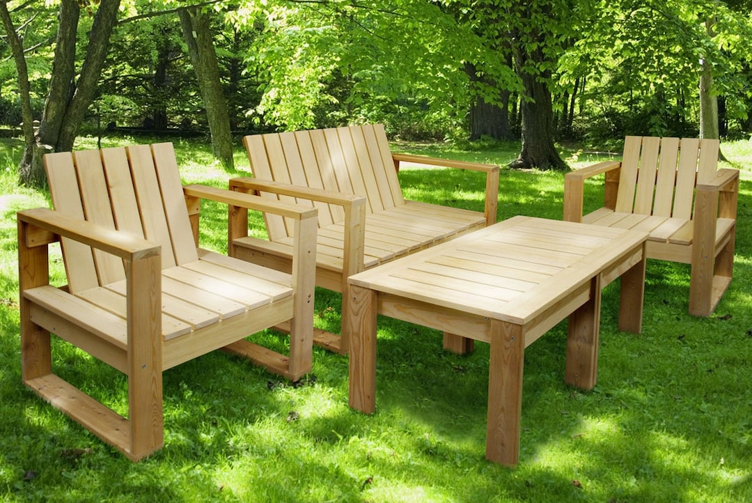 Outdoor Furniture Plan, Garden Furniture Plans in PDF Format, Outdoor