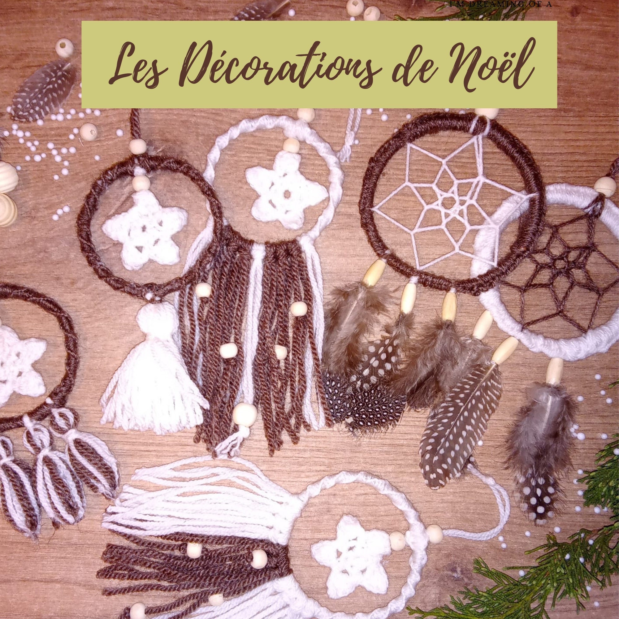 Lot de 6 Suspensions Noël