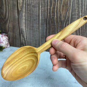 Handmade wooden spoon Fruit tree Plum tree Apple tree Ash tree Ash tree