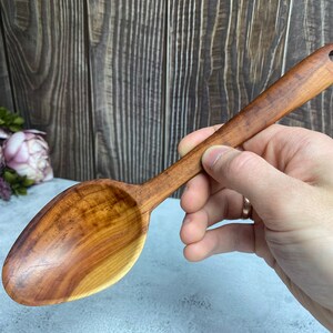 Handmade wooden spoon Fruit tree Plum tree Apple tree Ash tree Plum tree