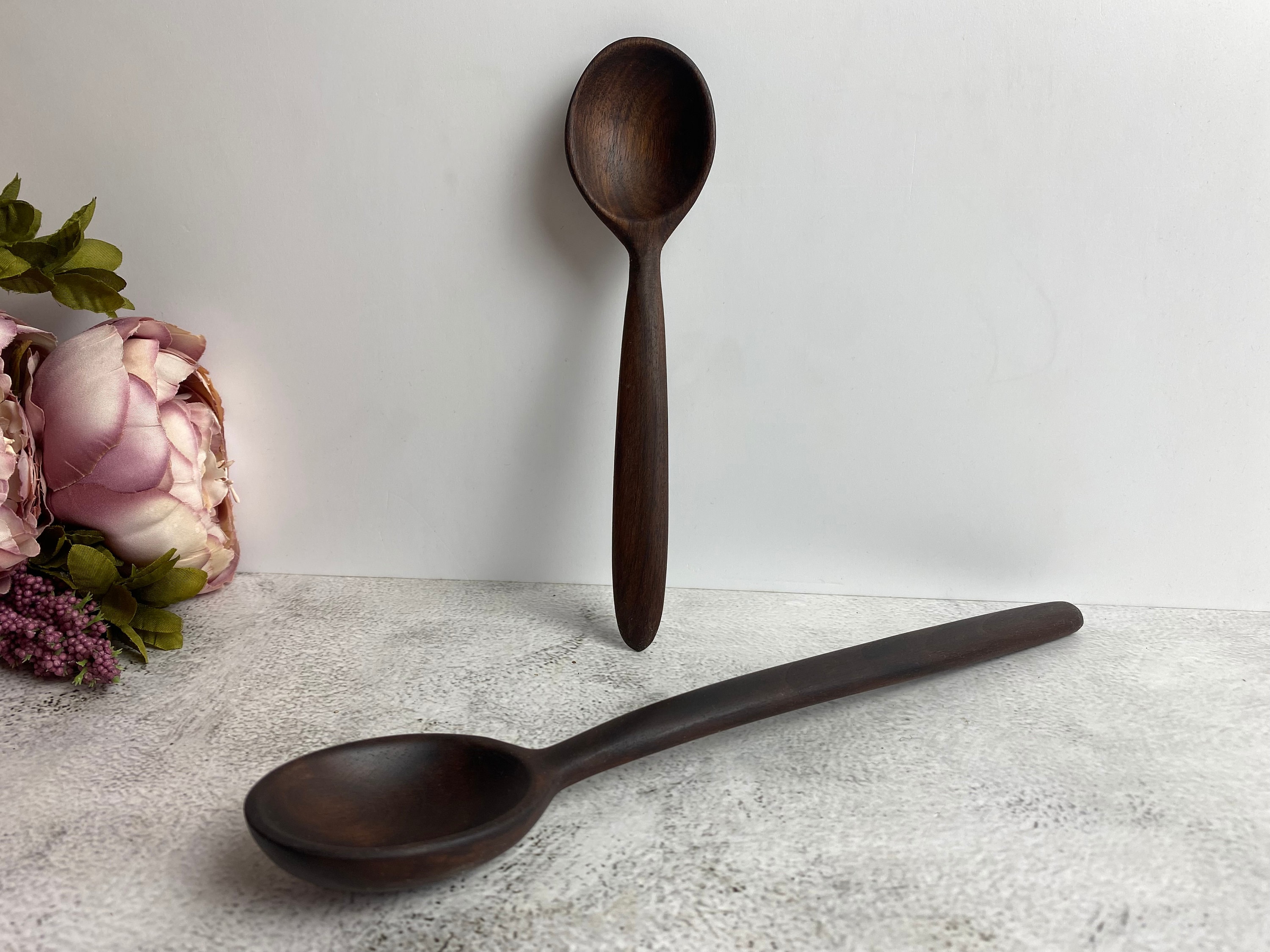 Wooden Two-in-One Spoon - Black Walnut – Permanent Collection