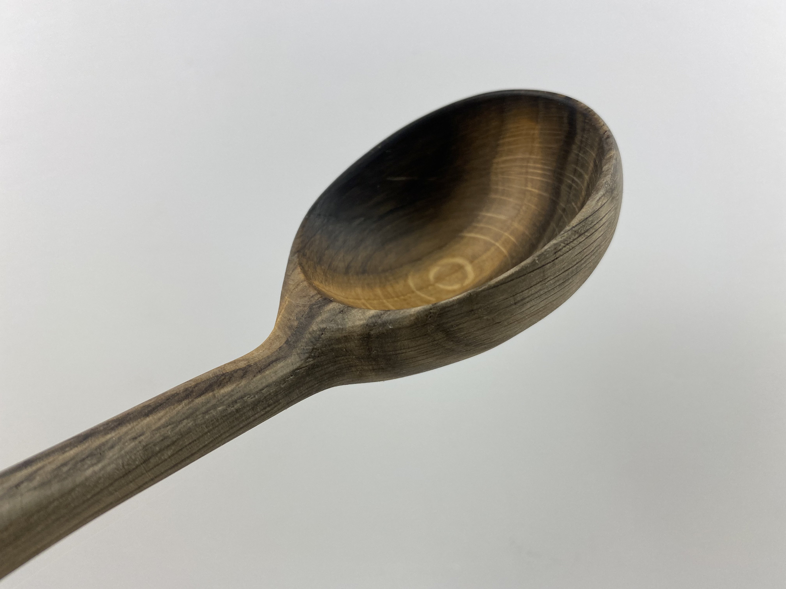 Hardened Handmade Wooden Spoon Ash Tree 15 Cm Etsy