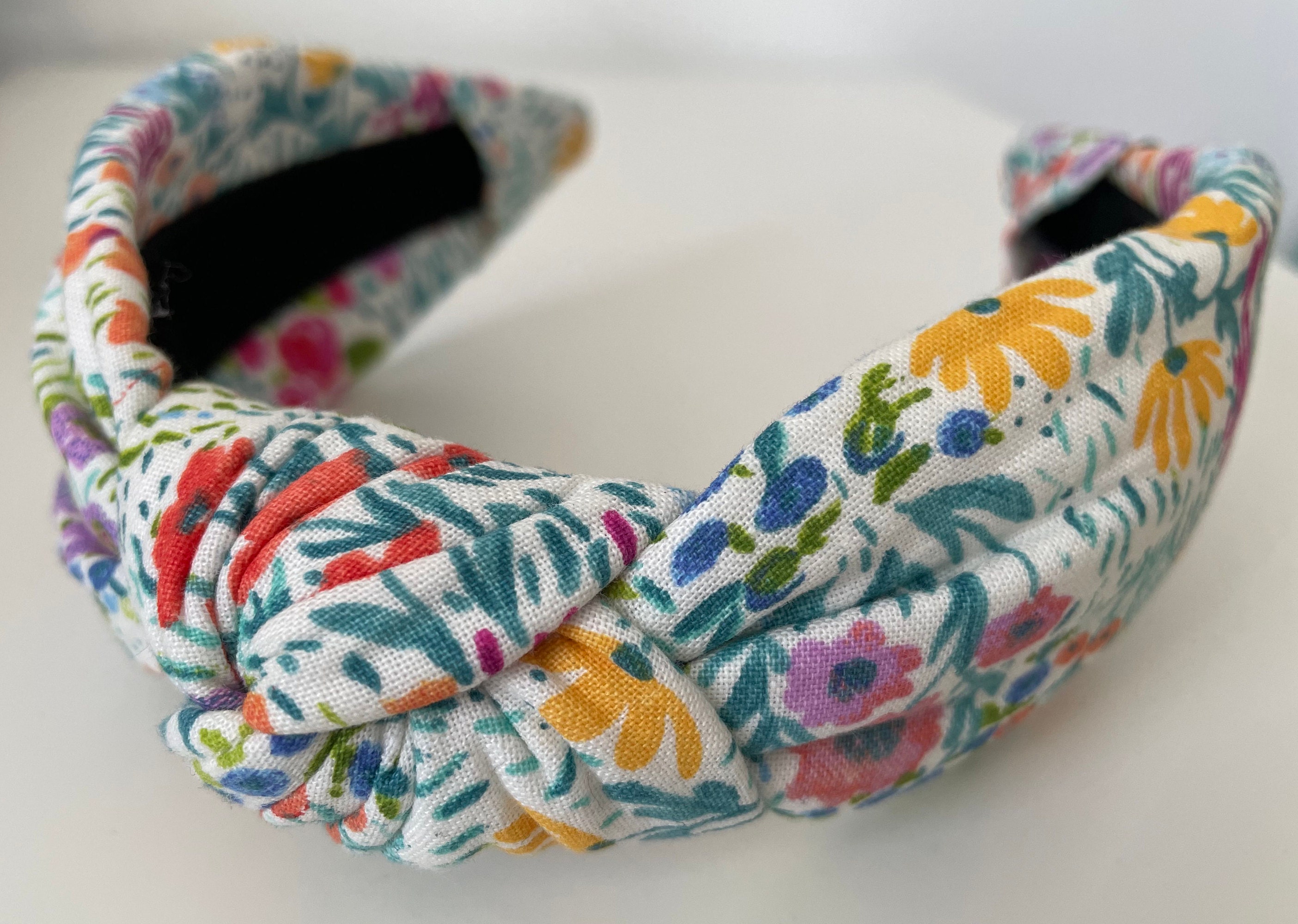 Knotted Headband Floral Knot headband Headbands for women Etsy