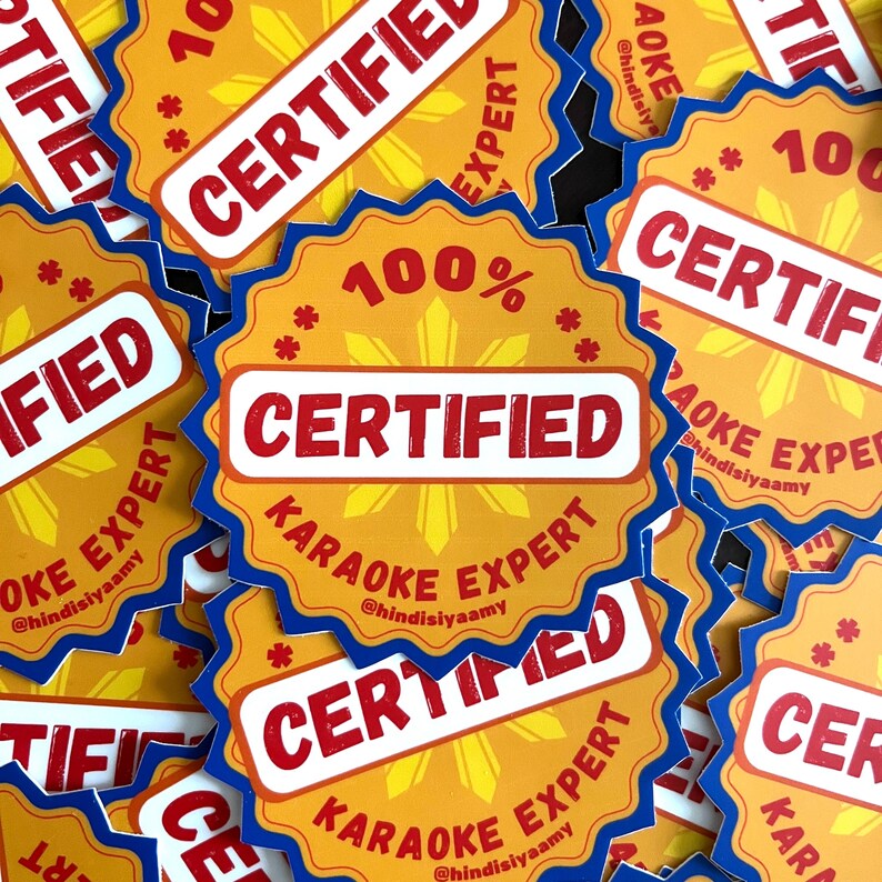 Certified Karaoke Expert Sticker - Etsy