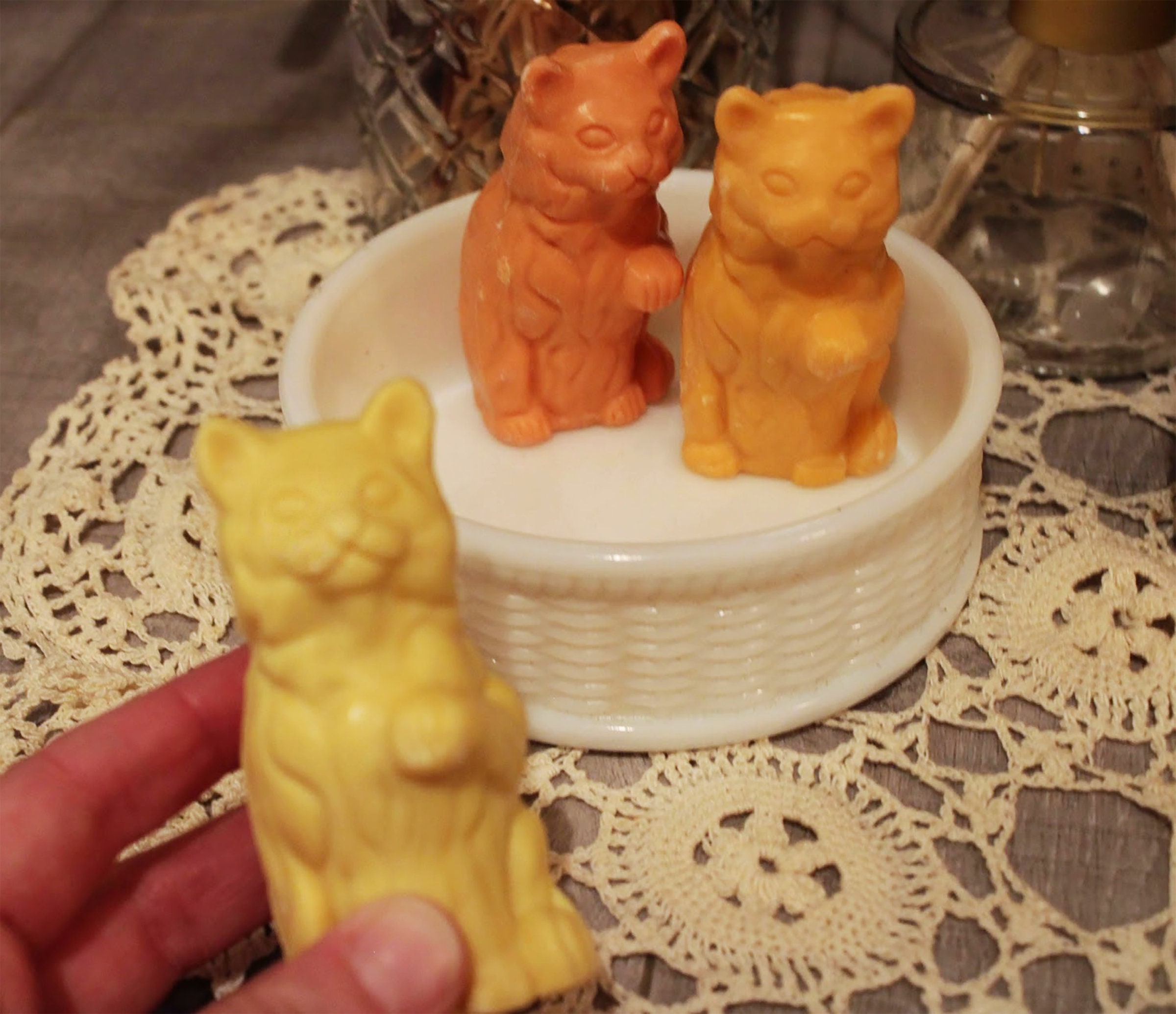 Vintage Avon Sittin' Kittens Soap Dish 3 Cat Soaps With Etsy