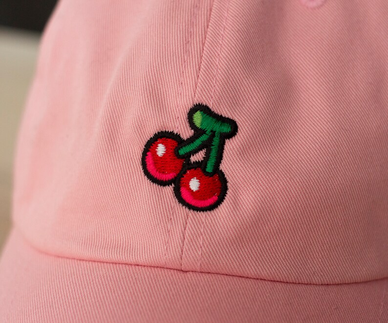 Animal Crossing Cherry Fruit Embroidered Hat Etsy