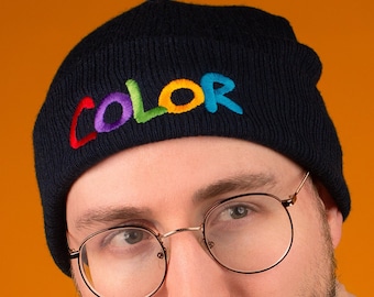 ◆KODAK◆ Rainbow Short Beanie BLACK K4443LKC96BLK il_340x270.5501035612_gx0d.jpg