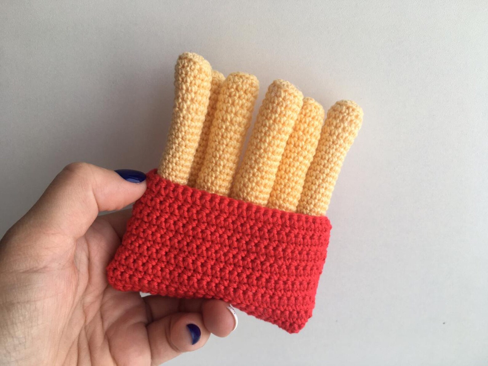 French fries crochet Amigurumi fries Crochet food Crochet Etsy