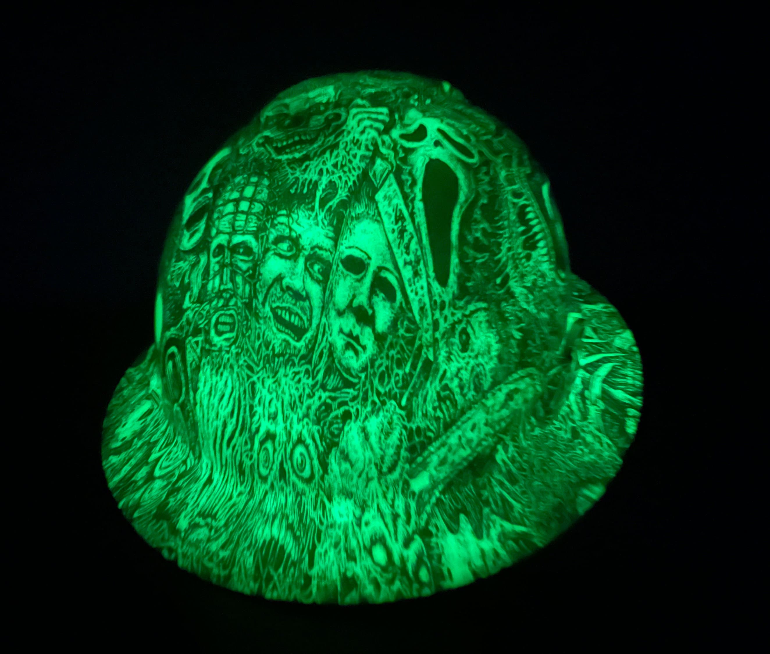 Glow in Dark Hard Hat Etsy