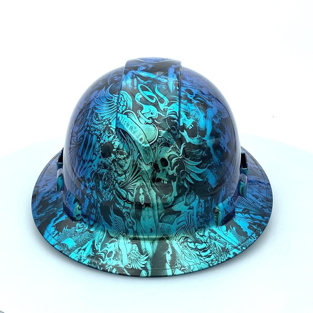 Hydrographic Printing Rick And Morty Hard Hat Construction Hard