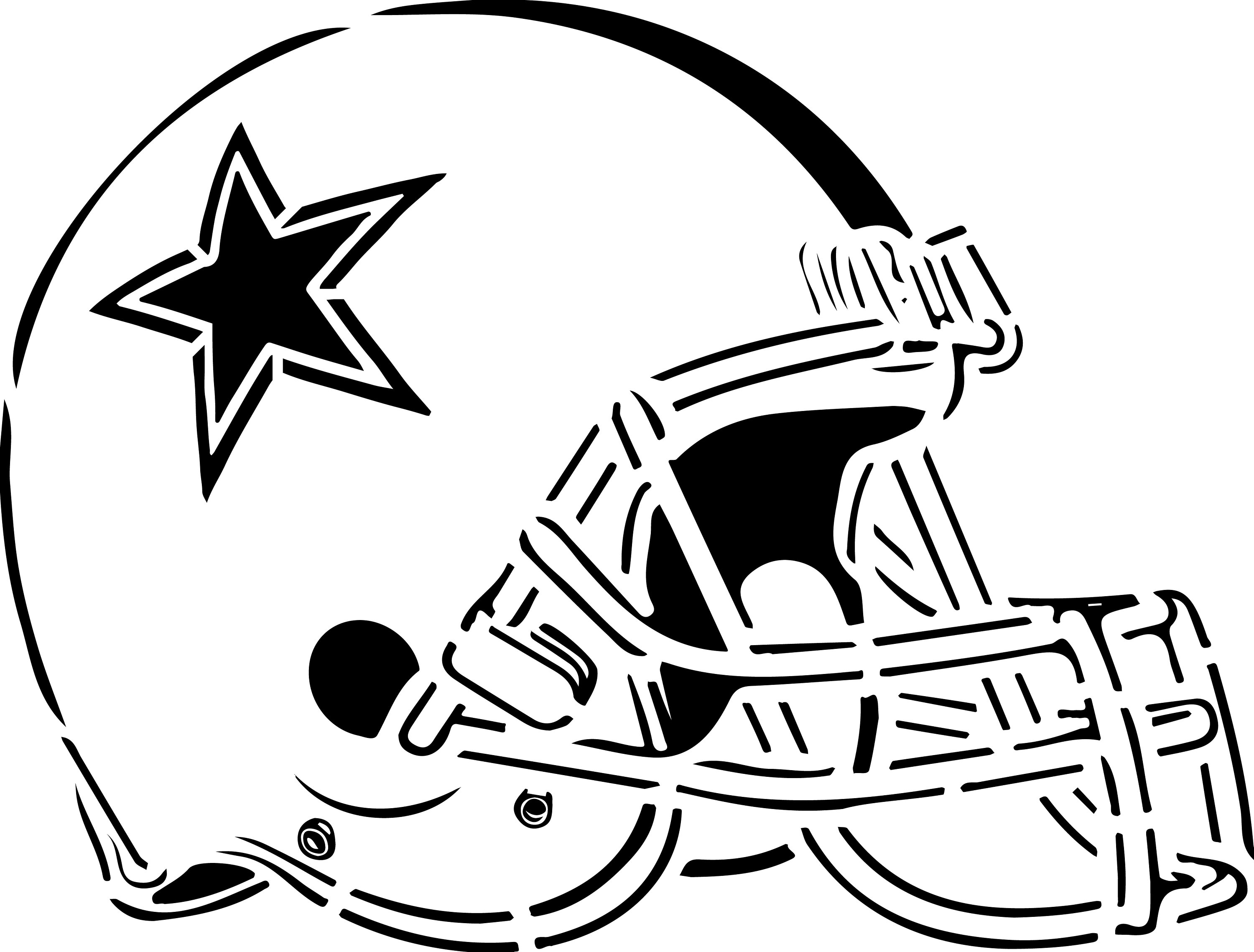 Cowboys helmet stencil for airbrushing t shirts Etsy
