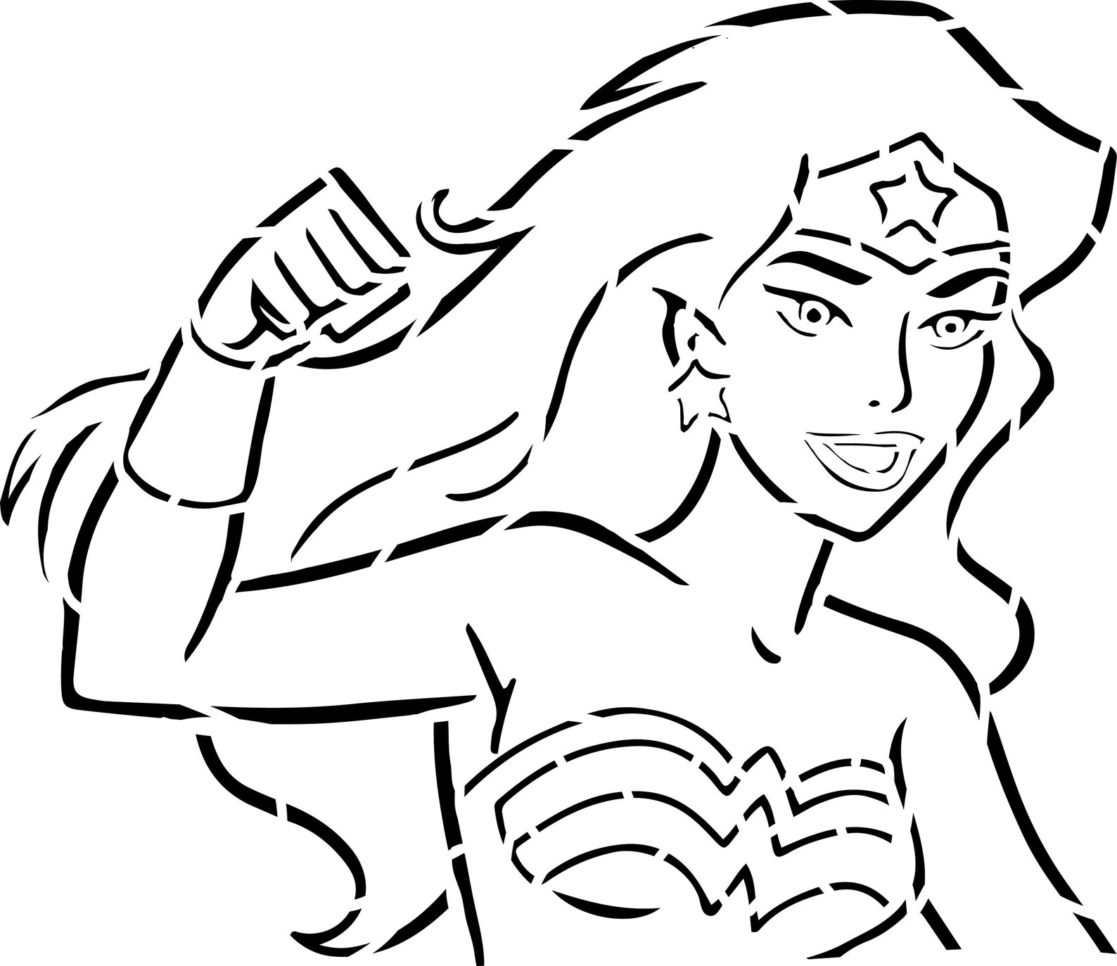 WONDER WOMAN Stencil for Airbrushing T Shirts Etsy